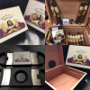 REGINA HUMIDOR w/ 19 CIGARS, CUTTER & TUMBLER-***SAVE ALMOST 25% & GET FREE SHIPPING***